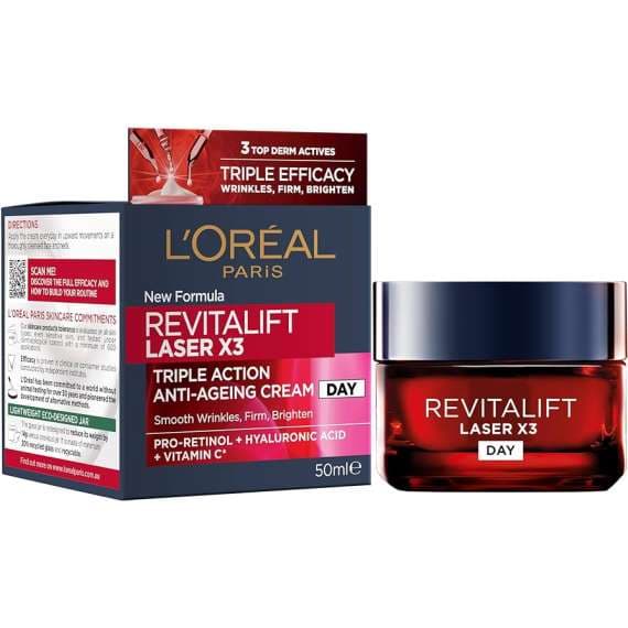 Loreal Laser ×3  Triple Action Anti Ageing Cream Day 50ml